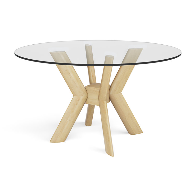 Table de salle à manger Gysbert, Naturel, L 54 po x L 54 po