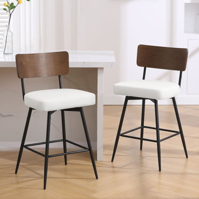 Swivel Upholstered Counter & Bar Stool
