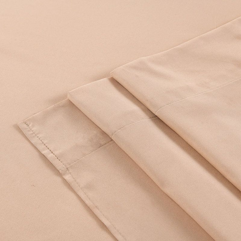 Kondo Microfiber Sheet Set, Twin, Beige