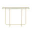 Iberia 112cm Glass Top Console Table