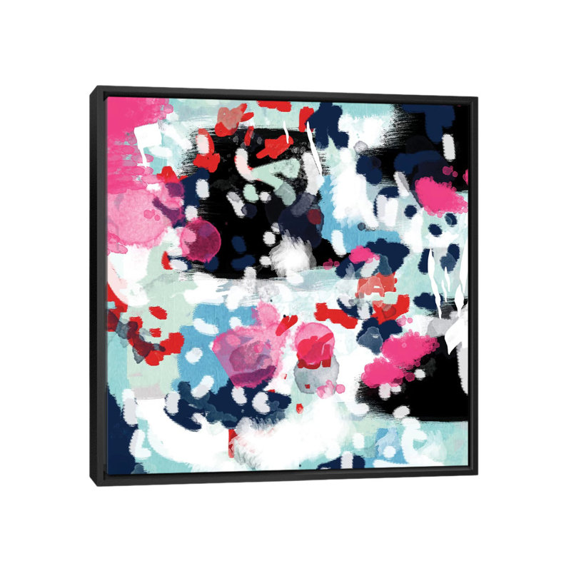 « aubrey », impression sur toile, H 18 po x l 18 po x P 1,5 po, Toile avec cadre noir