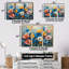 Stockport - ensemble d'art mural coquelicots-107195837-107195829