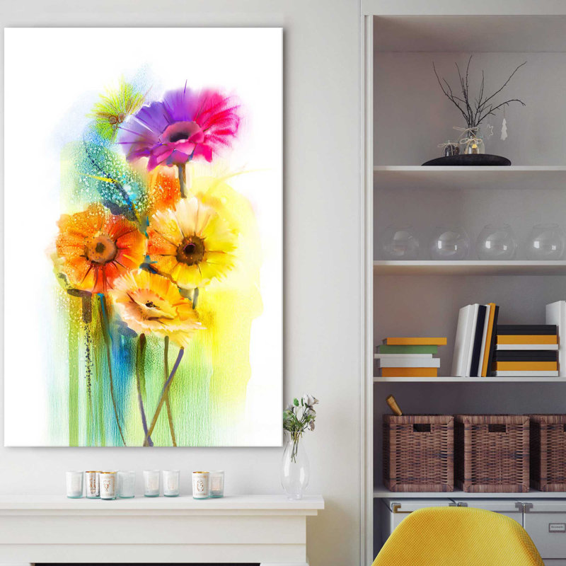 Nothing But Flowers - Wrapped Canvas Painting, 45cm H x 30cm W x 3.8cm D