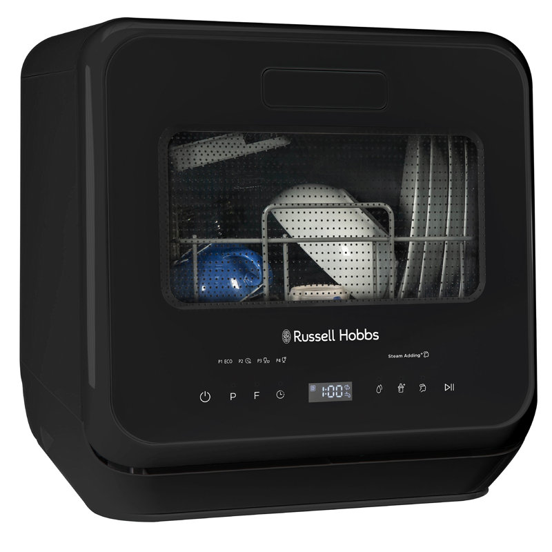 Russell Hobbs, 2 Place Setting Table Top Dishwasher, Black