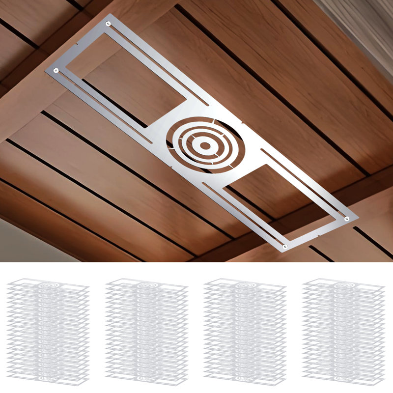 Ensemble de 72 nouvelles plaques de montage pour luminaire à DEL 3/4/6 po