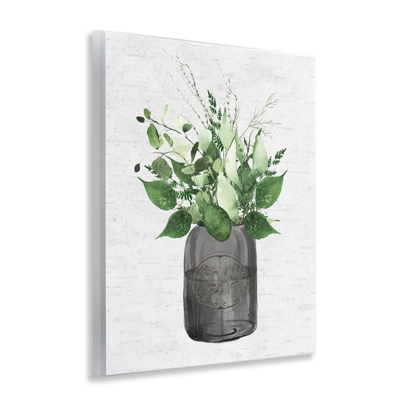 Plaque murale rétro en forme d'herbes de savon, design par lettré et doublé