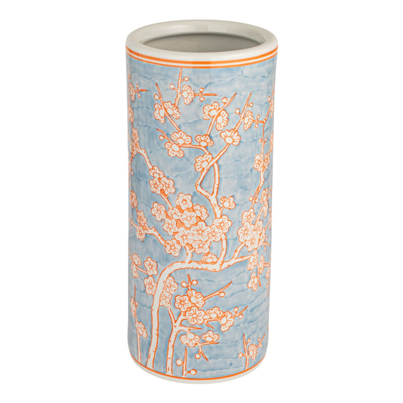 Chadwicks Ceramic Umbrella Stand, Light Blue