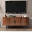 Meuble télé, console télé 47 po avec compartiment de rangement et porte coulissante-129448505