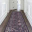 Tapis d'entrée classique noir et bourgogne-1960048100