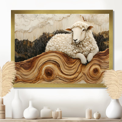 Donart, moutons abstraits à la ferme, art mural