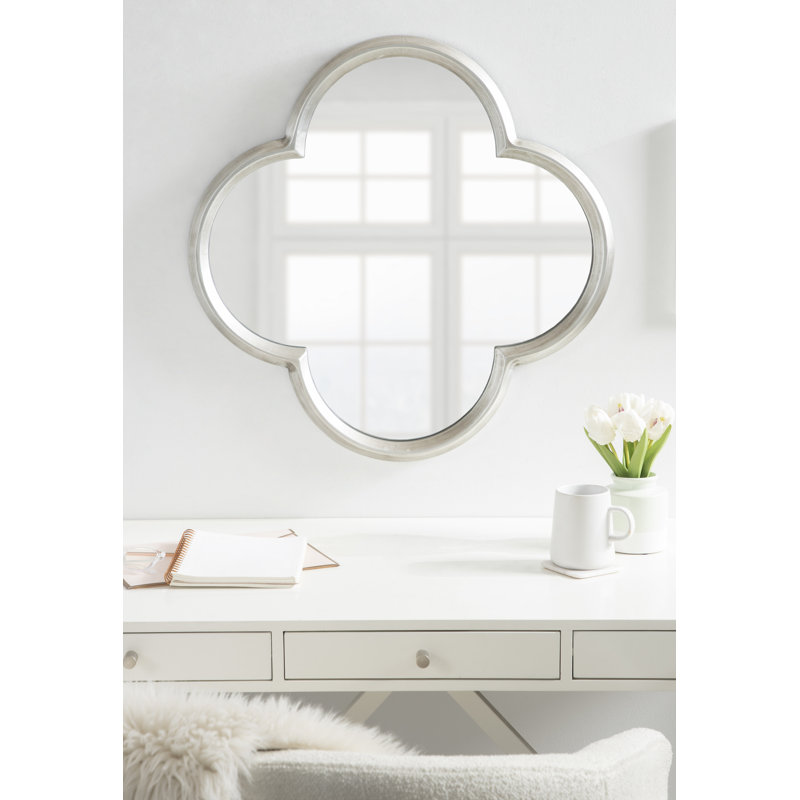 Engineered Wood NA Mirror, Silver