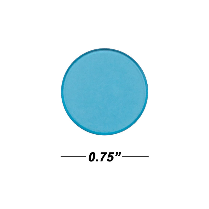 3/4-inch Transparent Bingo Chips Marker, Multi Colour