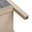 Armoire de rangement sculptée à 2 portes avec tablette réglable-130552837