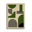 Tapis tissé à motif géométrique brun Mosso-70601820