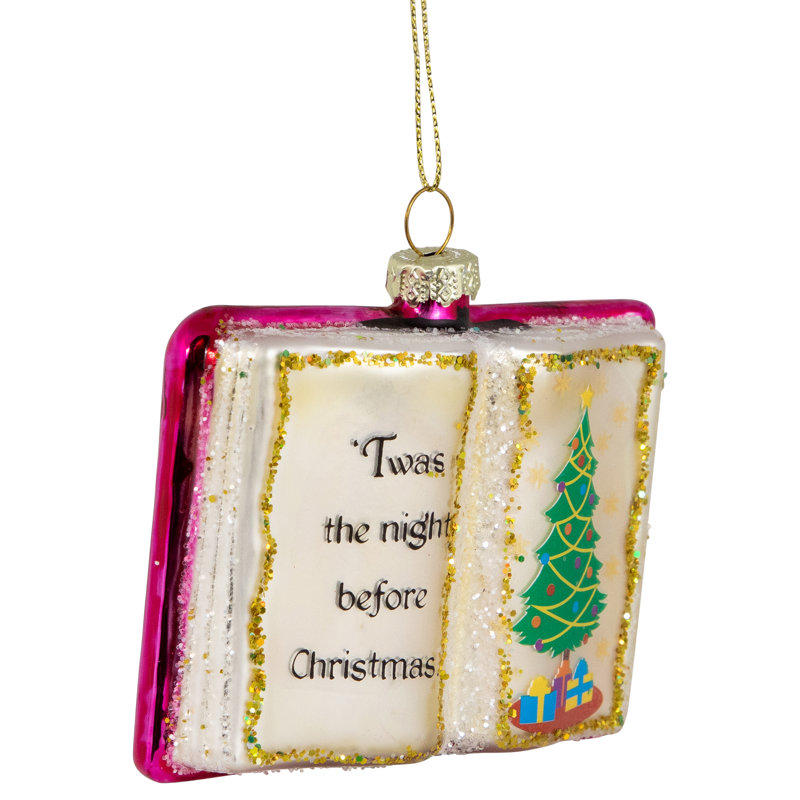 2.5'' Glass Holiday Shaped Ornament