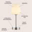 Lampe de bureau 12,75 po-1786933183