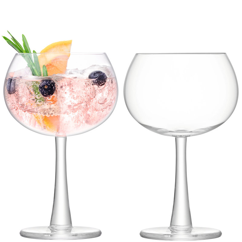 Gin 14.2019oz. Handmade Coupe Set