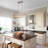 Anantha 5 - Light Glass and Iron Dimmable Kitchen Island Square / Rectangle Chandelier-1292947074