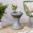 Arsula Round Outdoor Side Table , 17.7'' in. W 17.7'' in. D-1680208140