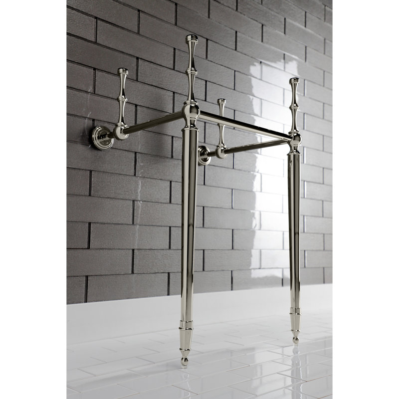 Kingston Brass Edwardian Brass Console Sink Legs, Polished Nickel