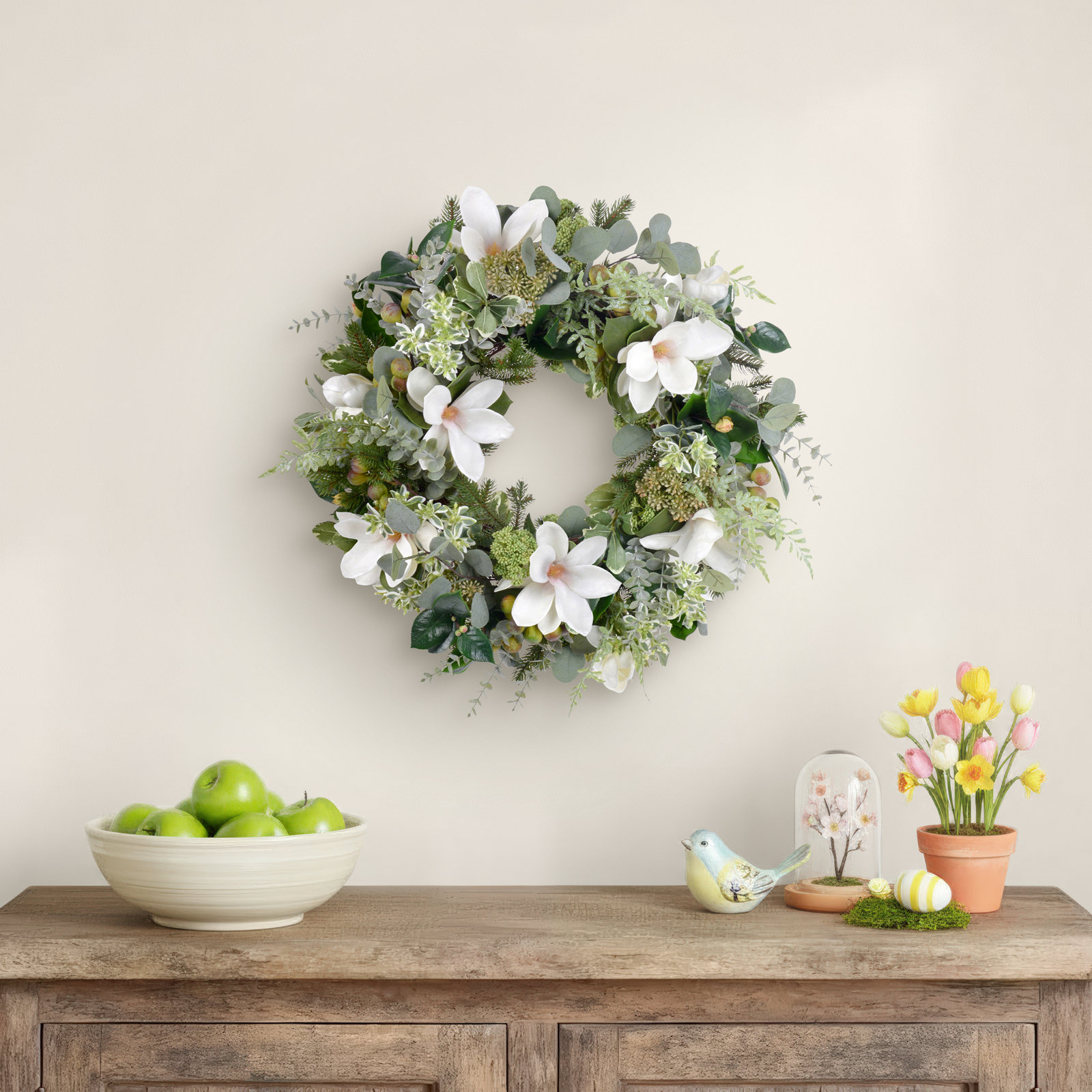 TREE MAGNOLIA WREATH