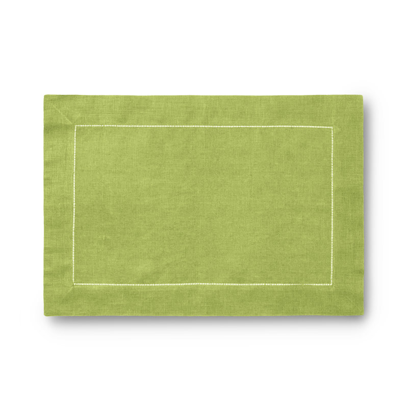Festival Linen Rectangle Placemats, Apple