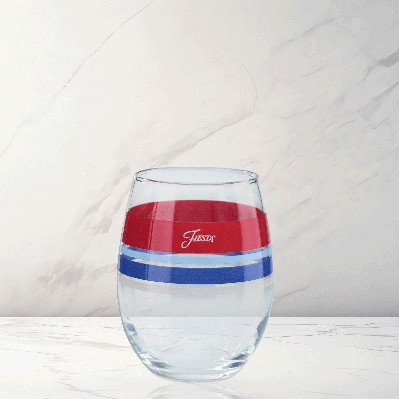 Ensemble de 4 verres à vin sans pied 15 onces Fiesta Americana Edgeline
