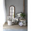 S/10 French Country Home Decor Collection (Includes An Artificial Plant, Vase, Trays, Stool Side Table)