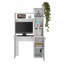 Bureau d'ordinateur Dumas, bureau, blanc