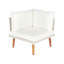 5 Seater Garden Sofa Set Off-White Mondello