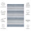 Striped Indoor / Outdoor Area Rug-947407221