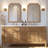 Ancalin Solid Wood Arched Wall Mirror-1878162617-1877692492