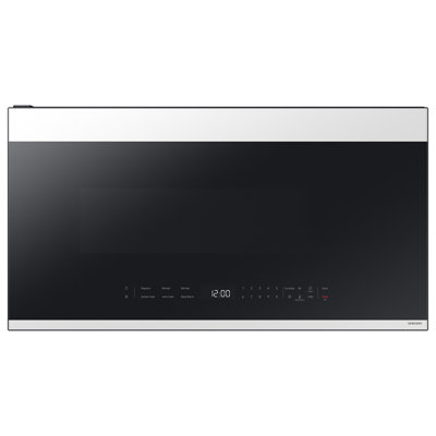 Samsung Bespoke Over-the-Range Microwave 2.1 cu. ft. in with Edge to Edge Glass Display