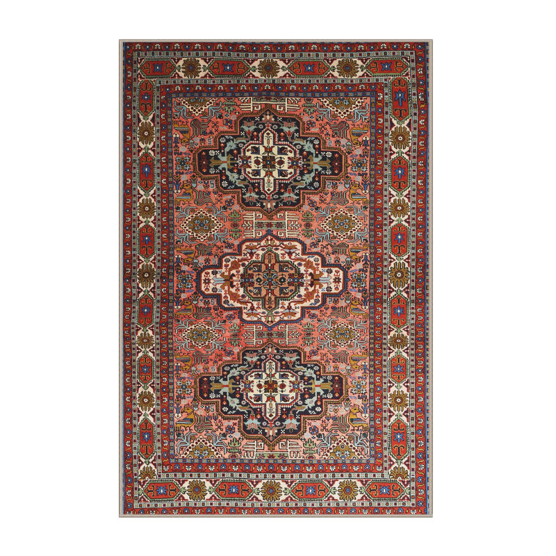 Tapis rouge à motif sud-ouest, Rectangle 6 pi x 9 pi