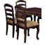 Chaise d'appoint rembourrée, chaise de salle à manger pour la salle à manger