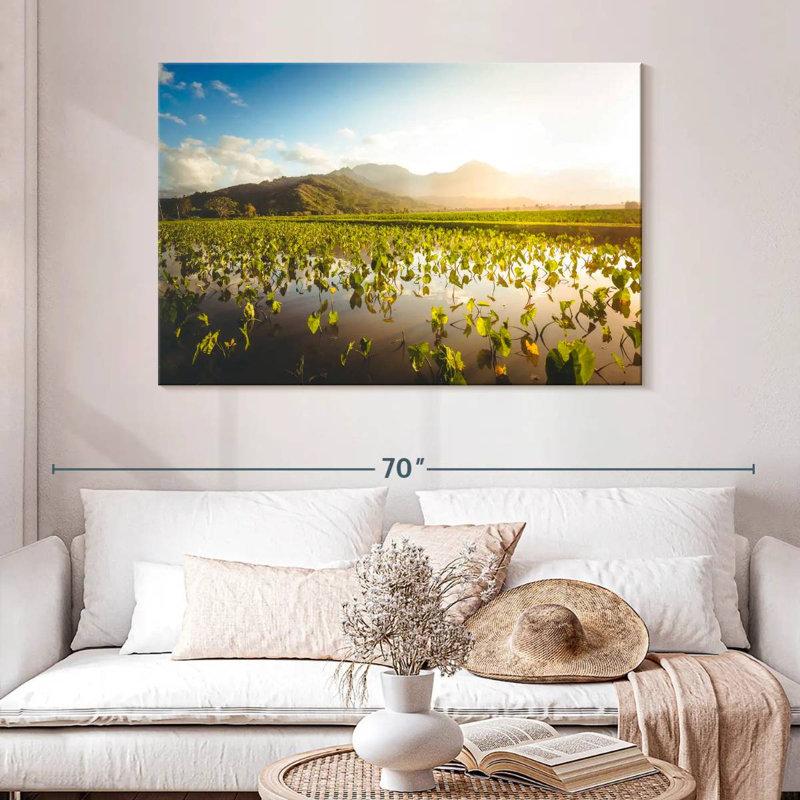 Alvord Taro Farm, 32" H x 48" W