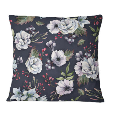 Floral Throw Pillow