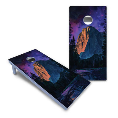 El Capitan in Yellowstone Night All-Weather Composite Cornhole Set