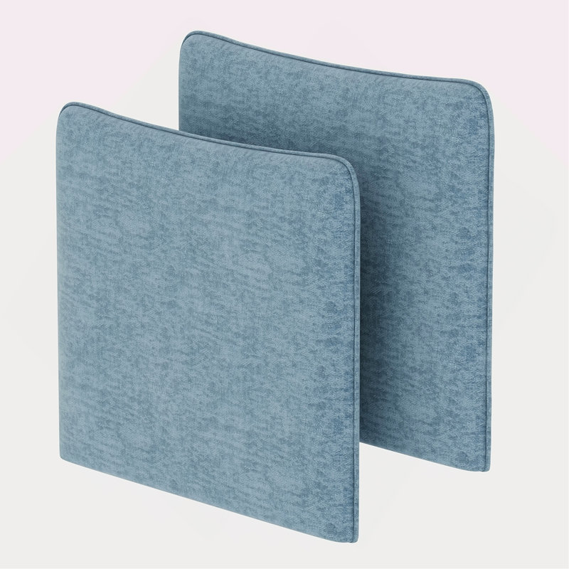 Paire d'accoudoirs latéraux pour canapé modulaire, Blue