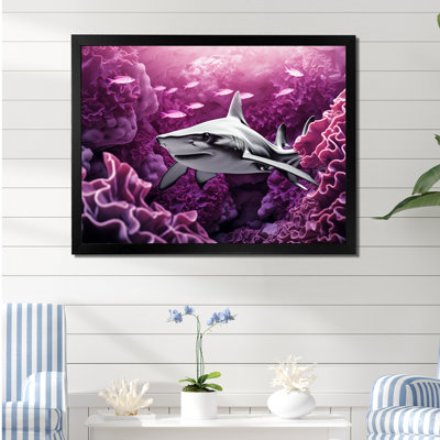 " Hammerhead Purple Sharks I "