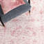 Tapis rose foncé / ivoire en laine touffetée à la main Noor-541710628