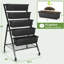Denishia 5-Tier Vertical Garden Metal Raised Garden Bed Elevated Planter Box with 4 Hooks, Removable Locking Wheels and Storage Shelf-95975325