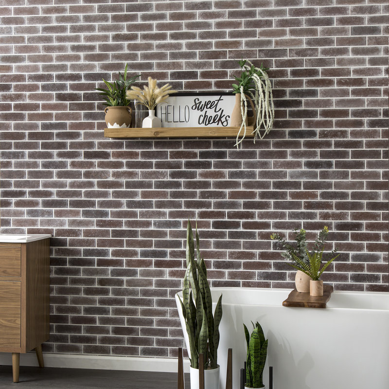 Rustic Grove 25,6 po x 4,9 po panneaux de briques (Amherst), Amherst