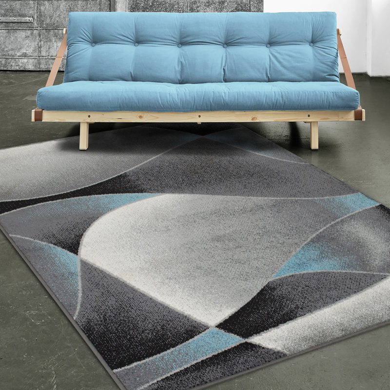 Hartlepool Abstract Indoor Rug, Rectangle 5' x 7'