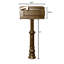 Hanford Aluminum Post Mounted Mailbox