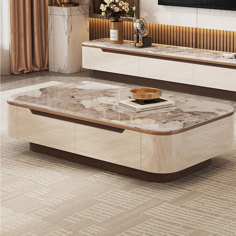 Table basse Luxury, H 16,5 po x L 51,2 po x l 27,6 po