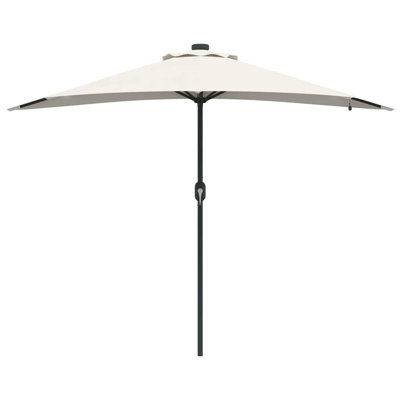 Garden Parasol Polyester and Steel Outdoor Umbrella Patio Sunshade