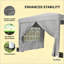 Abri de jardin extérieur, tente de style Pop Up