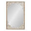 Miroir en bois aggloméré brun rustique