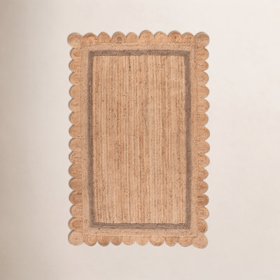 Inaki Hand-Woven Geometric Jute Rug